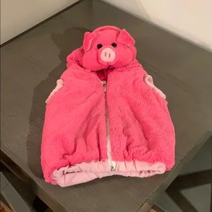 Piggie hoodie vest